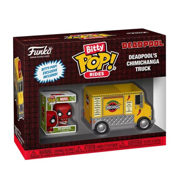 Funko Bitty Pop! Rides: Marvel - Deadpool's Chimichanga Truck - Target Exclusive - Picture 1 of 1